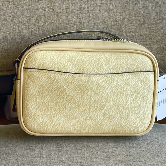 NWT！COACH MINI JAMIE CAMERA BAG IN SIGNATURE CANVAS (COACH CY752) fast shipping - Picture 2 of 7